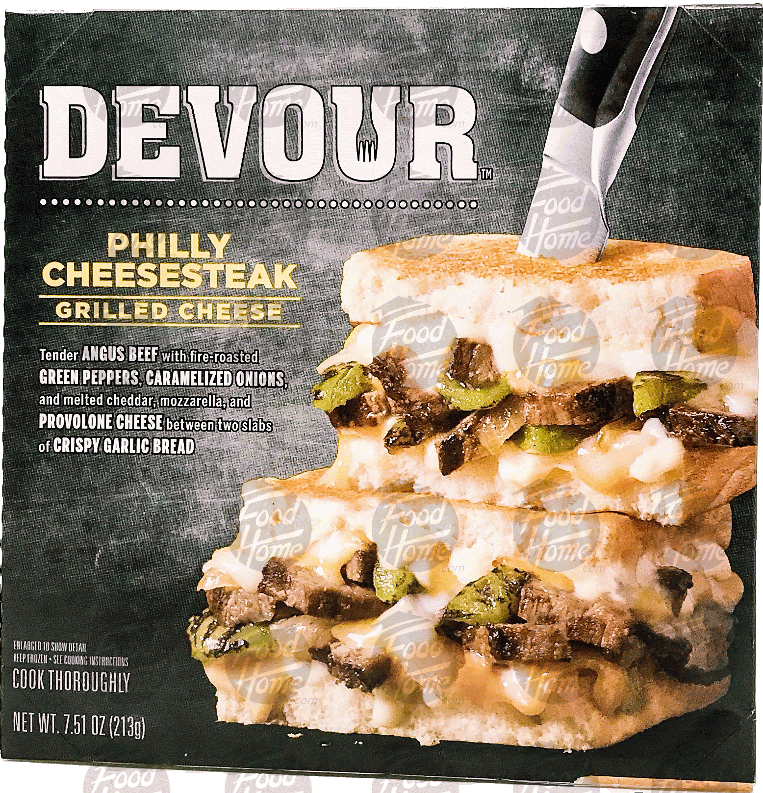 Devour  philly cheesesteak grilled cheese, frozen sandwhich Full-Size Picture